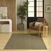 Nourison Tulum TLM03 Olive Area Rug Corner Image