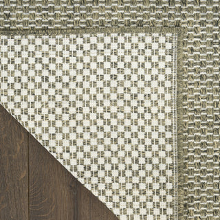 Nourison Tulum TLM03 Olive Area Rug Corner Image