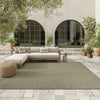 Nourison Tulum TLM03 Olive Area Rug Corner Image