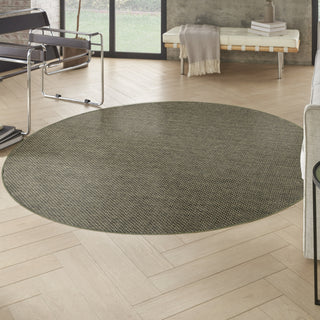 Nourison Tulum TLM03 Olive Area Rug Corner Image