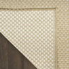 Nourison Tulum TLM03 Taupe Area Rug Corner Image