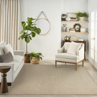 Nourison Tulum TLM03 Taupe Area Rug Room Image Feature