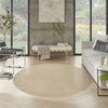 Nourison Tulum TLM03 Taupe Area Rug Room Image Feature