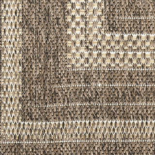 Nourison Tulum TLM04 Brown Area Rug Corner Image