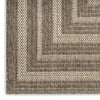 Nourison Tulum TLM04 Brown Area Rug Corner Image