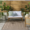 Nourison Tulum TLM04 Brown Area Rug Swatch Image