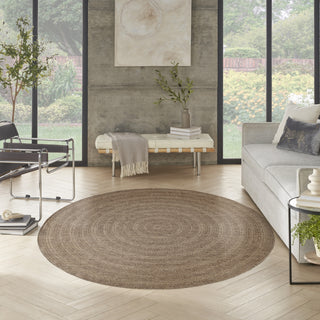 Nourison Tulum TLM04 Brown Area Rug Swatch Image