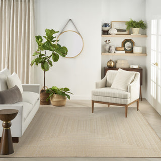 Nourison Tulum TLM04 Cream Area Rug Swatch Image