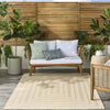Nourison Tulum TLM04 Cream Area Rug Swatch Image