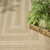 Nourison Tulum TLM04 Taupe Ivory Area Rug Texture Image