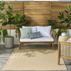 Nourison Tulum TLM04 Taupe Ivory Area Rug Swatch Image