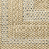Nourison Tulum TLM04 Taupe Grey Area Rug Corner Image