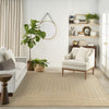 Nourison Tulum TLM04 Taupe Grey Area Rug Swatch Image