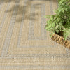 Nourison Tulum TLM04 Taupe Grey Area Rug Texture Image