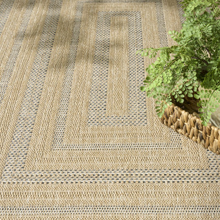 Nourison Tulum TLM04 Taupe Grey Area Rug Texture Image