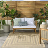 Nourison Tulum TLM04 Taupe Grey Area Rug Swatch Image