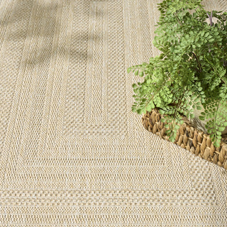Nourison Tulum TLM04 Cream Area Rug Corner Image