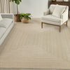 Nourison Tulum TLM04 Cream Area Rug Corner Image