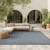 Nourison Tulum TLM04 Denim Area Rug Corner Image