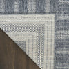 Nourison Tulum TLM04 Denim Area Rug Corner Image
