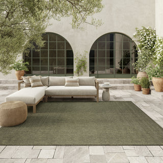 Nourison Tulum TLM04 Olive Area Rug 