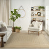 Nourison Tulum TLM04 Taupe Grey Area Rug Room Image Feature