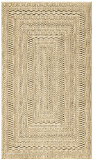 Nourison Tulum TLM04 Taupe Grey Area Rug Main Image