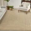 Nourison Tulum TLM04 Taupe Grey Area Rug Room Image Feature