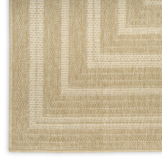 Nourison Tulum TLM04 Taupe Ivory Area Rug Texture Image