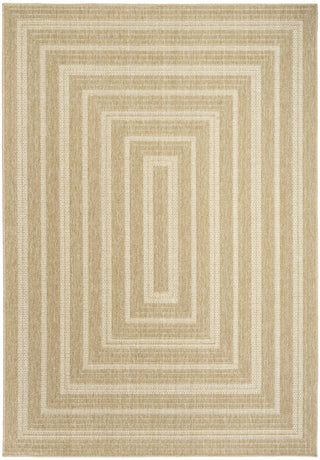 Nourison Tulum TLM04 Taupe Ivory Area Rug Main Image