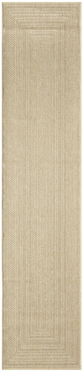 Nourison Tulum TLM04 Taupe Ivory Area Rug Main Image