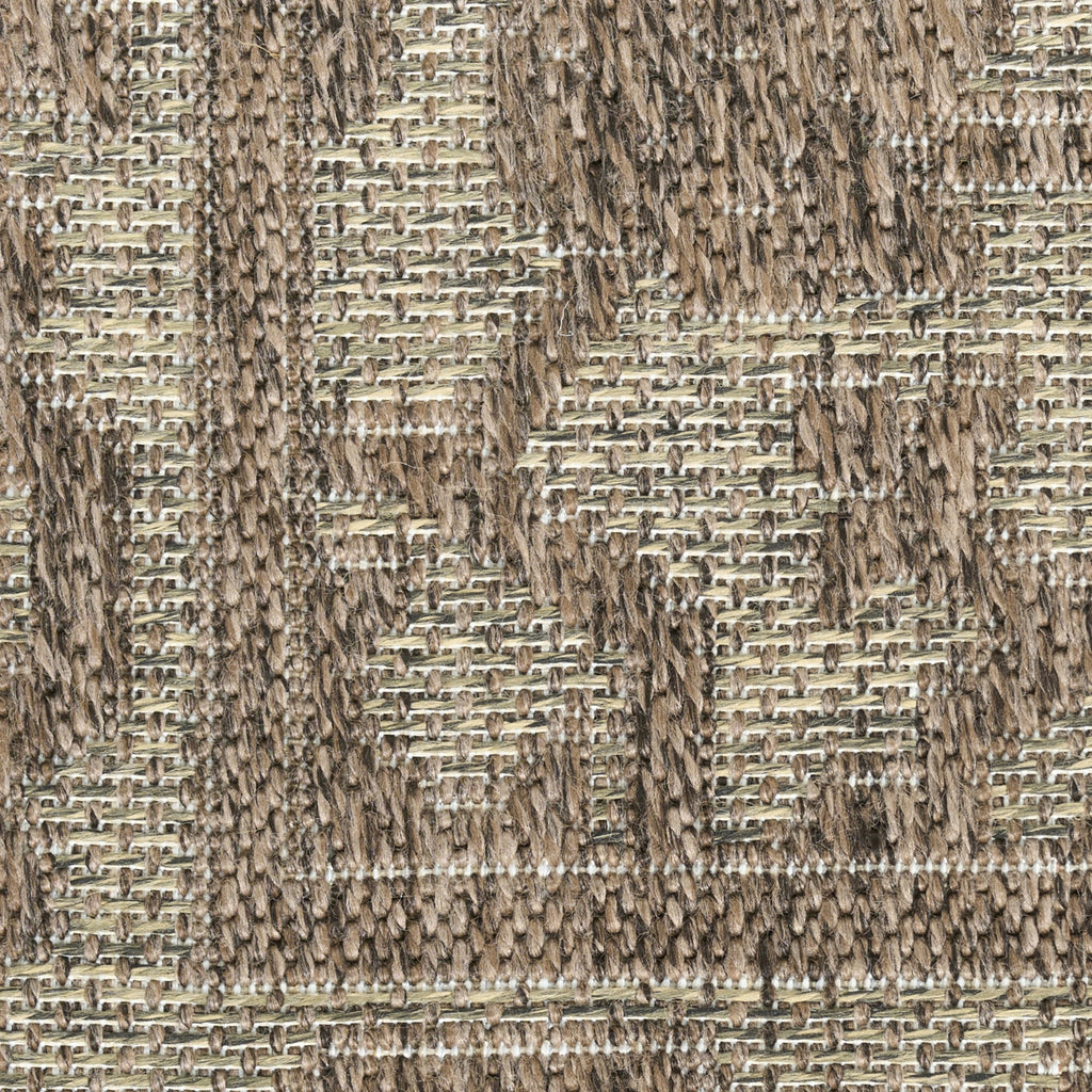 Nourison Tulum TLM05 Brown Area Rug Corner Image