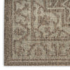 Nourison Tulum TLM05 Brown Area Rug Corner Image