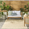Nourison Tulum TLM05 Cream Area Rug Swatch Image