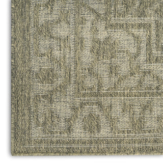 Nourison Tulum TLM05 Olive Area Rug Corner Image