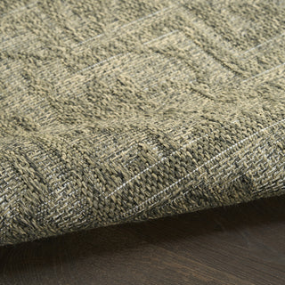 Nourison Tulum TLM05 Olive Area Rug Detail Image