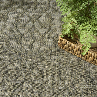 Nourison Tulum TLM05 Olive Area Rug Texture Image