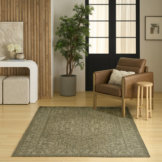 Nourison Tulum TLM05 Olive Area Rug Swatch Image