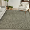 Nourison Tulum TLM05 Olive Area Rug Corner Image