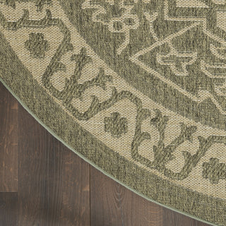 Nourison Tulum TLM05 Olive Area Rug Main Image