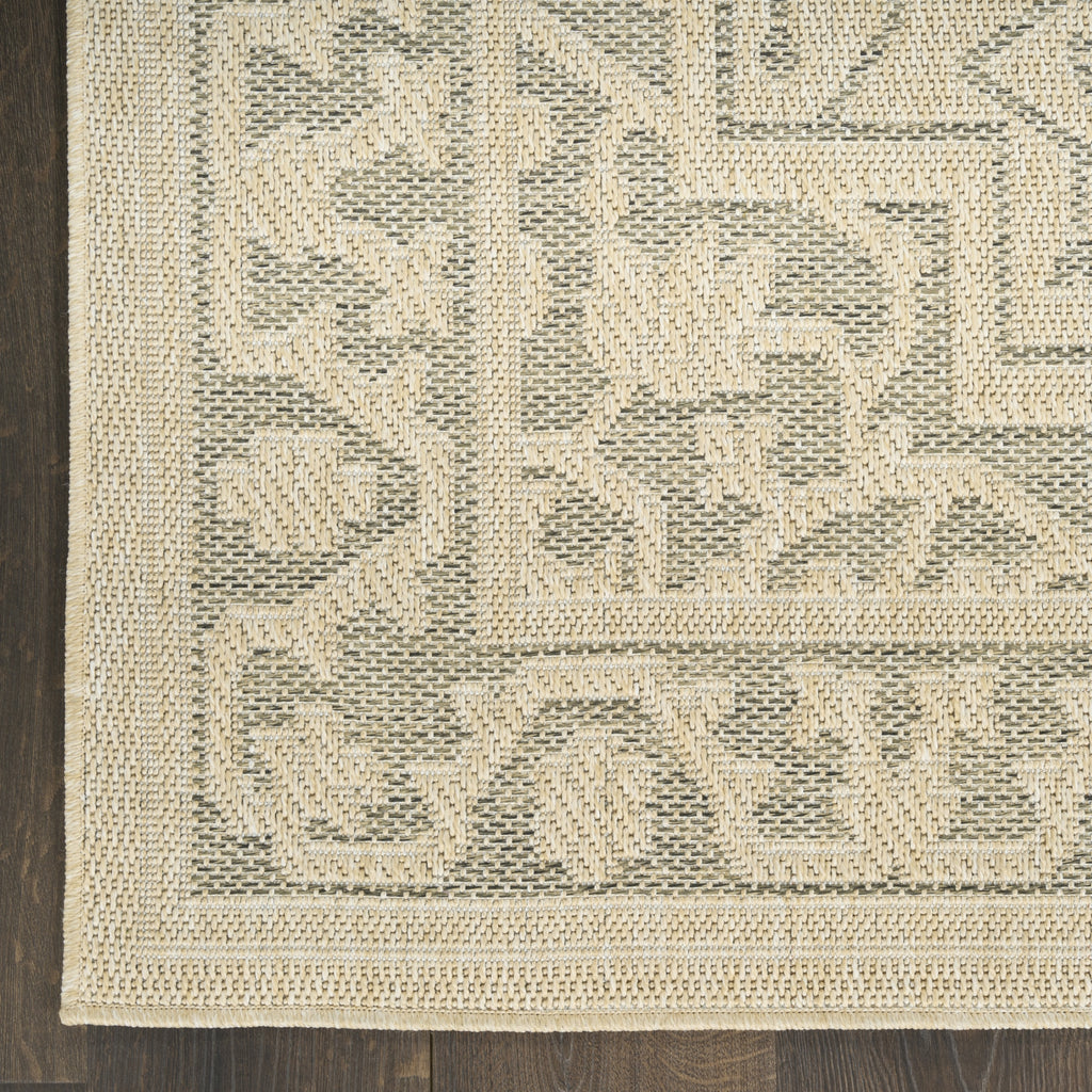 Nourison Tulum TLM05 Taupe Olive Area Rug main image