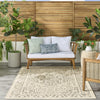 Nourison Tulum TLM05 Taupe Olive Area Rug Swatch Image