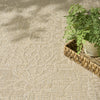 Nourison Tulum TLM05 Cream Area Rug Corner Image