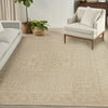 Nourison Tulum TLM05 Cream Area Rug Room Image Feature