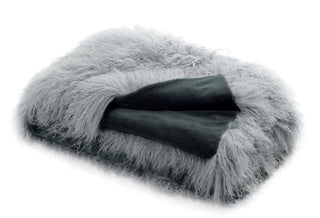 Auskin Tibetan Sheepskin Long Wool Dove Throw main image