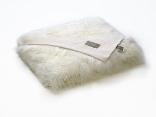 Auskin Tibetan Sheepskin Long Wool Birch Throw Main Image