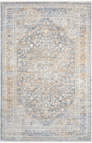Nourison Elegant Heirlooms ELH01 Ivory Blue Area Rug Main Image
