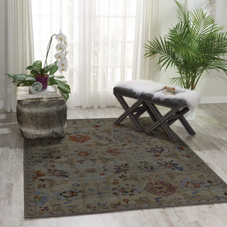 Nourison Timeless TML12 Taupe Area Rug Corner Image