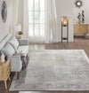 Ancient Boundaries Tourne TOU-381 Grey Area Rug Lifestyle Image Feature