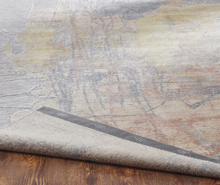 Ancient Boundaries Tourne TOU-382 Grey Area Rug Closeup Image